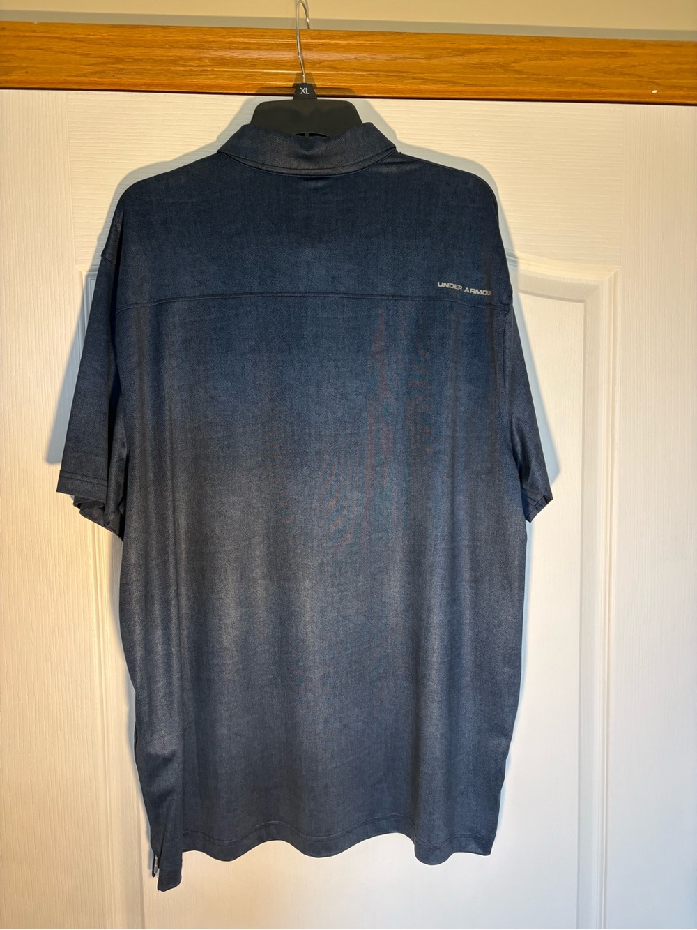 Under Armour Heat Gear Men’s Slate Navy Blue Golf Polo. Size XL - Picture 2 of 4